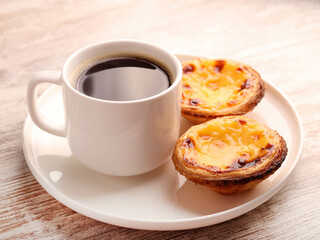 Traditional Portuguese custard pies