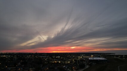 Sunset over Kenner, Louisiana