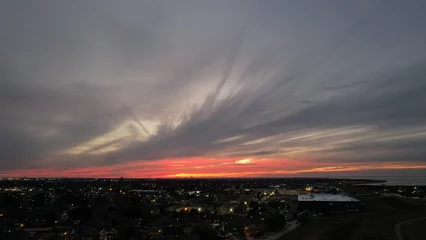 Fotobehang Sunset over Kenner, Louisiana © Chip