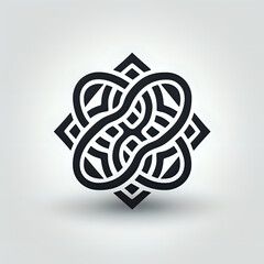 Intricate Celtic Knot Design on Neutral Background.
Elegant isolated Celtic knot emblem, ideal for cultural themes, tattoo designs, and intricate patterns. - obrazy, fototapety, plakaty
