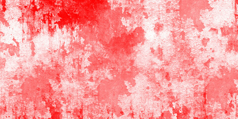 Fototapeta premium Abstract crack paint grunge red background texture. Gunge light red abstract monochrome distressed texture background. grunge concrete overlay texture