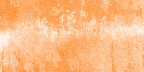 Golden distressed overlay chalkboard background, illustration, cloud nebula. Orange marbled texture retro grungy with grainy floor tiles asphalt texture. Abstract modern grunge orange design.