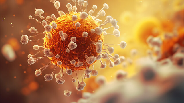 Macrophage Immune System Cell Illustration