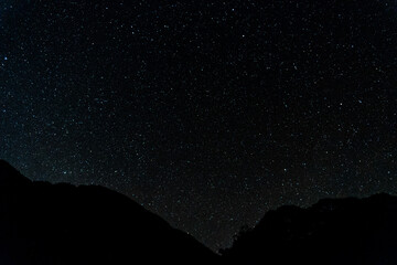 Yakushima night sky with beautiful stars
