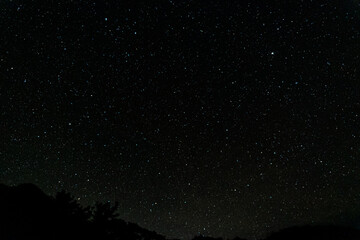 Fototapeta premium Yakushima night sky with beautiful stars