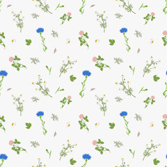 spring pattern with flowers