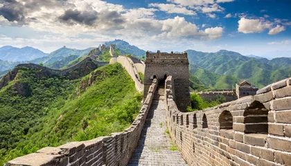 Keuken foto achterwand Chinese Muur great wall chinesische mauer