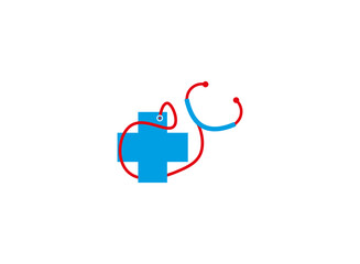 Creative Logo for health care phonendoscope . 