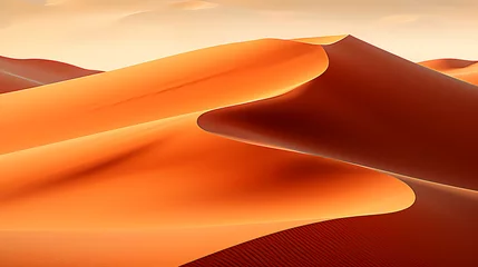 Papier Peint photo autocollant Rouge violet Desert background, desert landscape photography with golden sand dunes