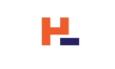Modern HL Latter Logo- Abstract Logo Template.