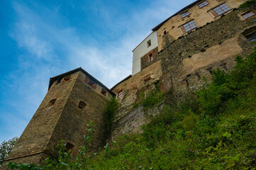 Fototapeta na wymiar Old ancient castle wall in Austria.
