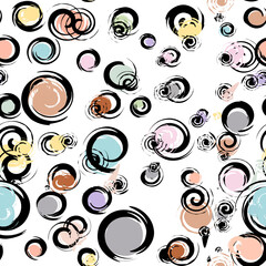 geometric design vector seamless pattern