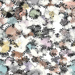abstract colormix design seamless pattern