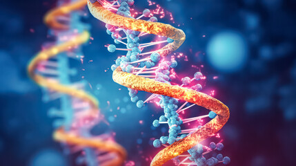 An abstract plexus DNA organic background
