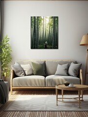 Serene Bamboo Forests - Nature Artwork, Forest Wall Art - Exquisite and Calming Visuals