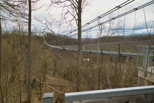 Harz, Rapp Bode Talsperre, H&auml;ngebr&uuml;cke, Wanderung