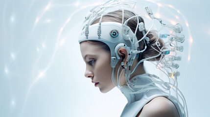 artificial intelligence, AI brain.