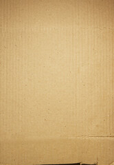 Brown corrugated cardboard, background texture .