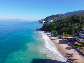 Beautiful beach in Puerto Vallarta Jalisco