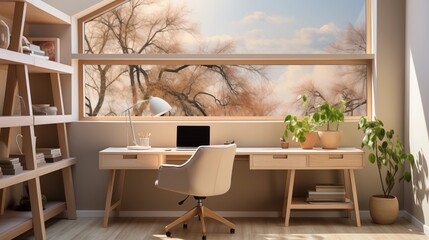 Efficient Minimalist Home Office