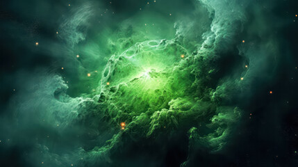 Obraz na płótnie Canvas A mesmerizing nebula, a cluster of stars in deep space