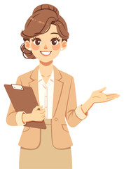 Professional Woman Presenting