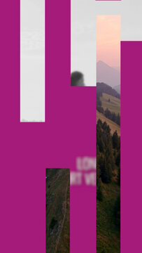 Sophisticated Block Pattern Display | Short and Long Duration