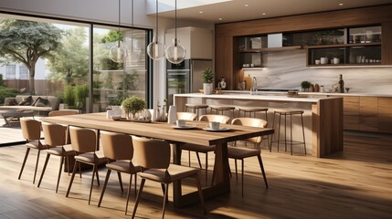 Open Concept Kitchen-Dining