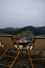 Fototapeta premium landscape in the mountains