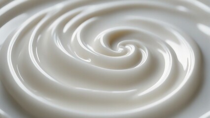 Swirl milk background 3d illustration