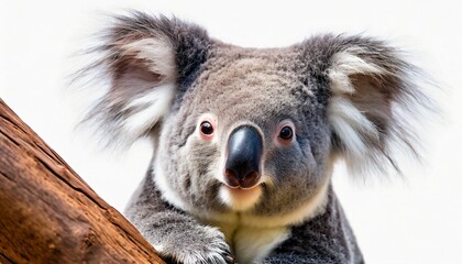 koala isolated on white