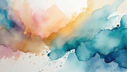 delicate colors watercolor background watercolor texture and creative paint gradients
