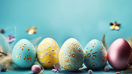 Easter background, background with copy space