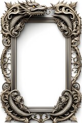 Dragon Border Frame, Dragon Style Border
