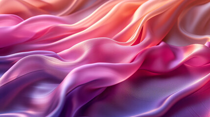 Colorful Silk Fabric Flow - Graceful Textile Artistry