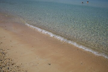 南フランスノートルダムビーチの波