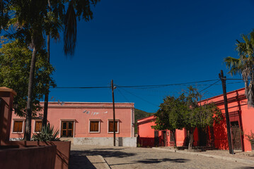 Fototapeta na wymiar San Antonio downtown, in La Paz,Baja California Sur, Mexico