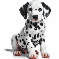 Dalmatian Puppy with Blue Eyes
