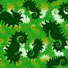 Summer animals seamless seahorse pattern for fabrics and wrapping paper and kids print and swimsuit textiles