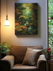 Tranquil Oasis: Zen Wall Art for Nature's Peace in Vintage Gardens