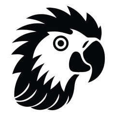 Parrot Flat Icon Isolated On White Background
