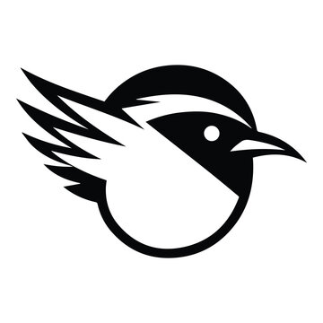 Bird Flat Icon Isolated On White Background
