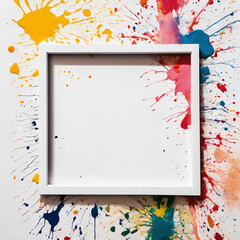 Abstract square frame artistry