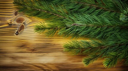 seamless background with coniferous branches pattern, coniferous, fir, 