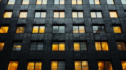 Windows in black and gold