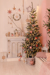 Cozy Christmas Room Setup