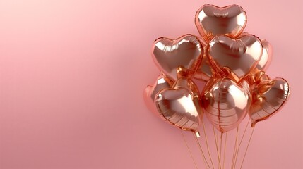 pink balloon hearts for girls