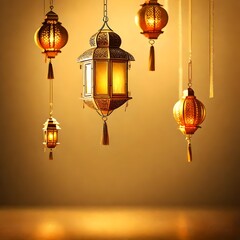 Fototapeta na wymiar Islamic lanterns and backgrounds for Ramadan, holidays and occasions