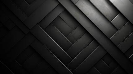 Fototapeta na wymiar Elegant Dark Geometric Wall Design for Modern Interiors