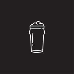 beer mug  flat vector design